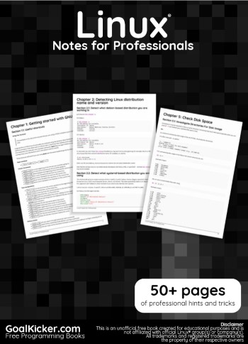 Linux Notes For Professionals