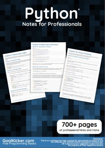 Python Notes For Professionals