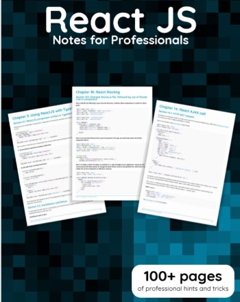 React JS Notes For Professionals